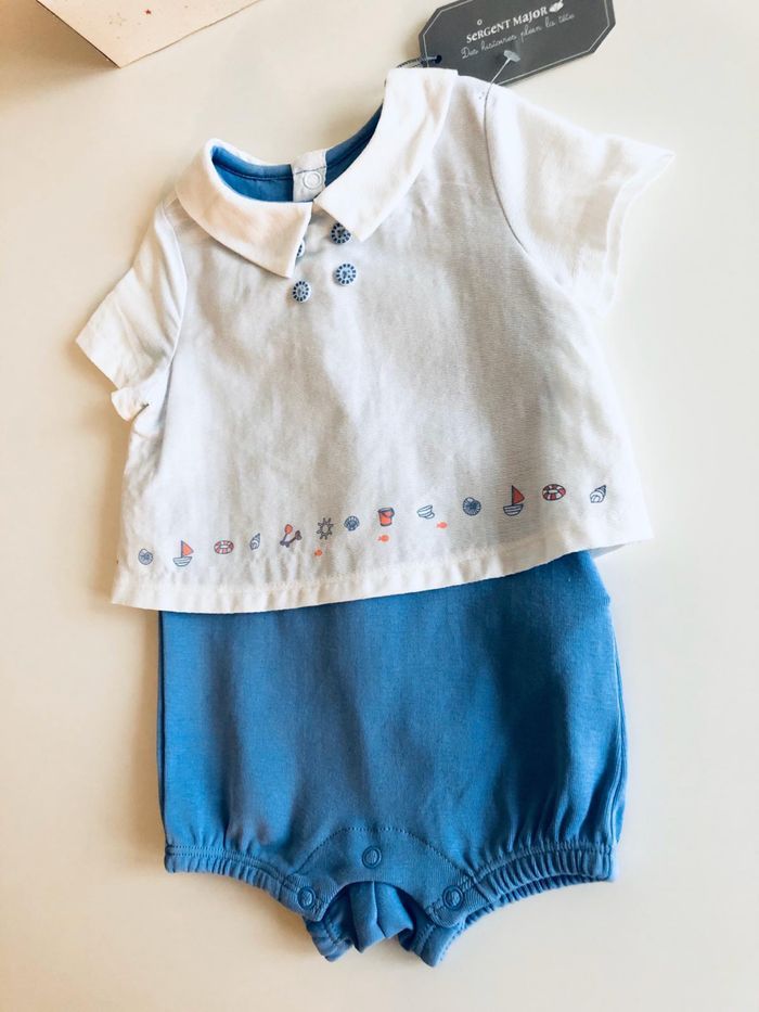 Ensemble été Sergent Major / taille 3 mois - photo numéro 4