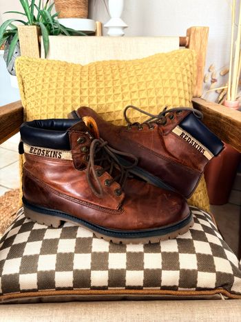 Boots  à lacets Redskins homme - 100% cuir de qualité - pointure 44 - en très bon état