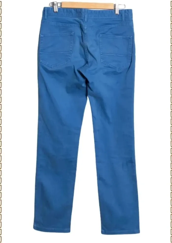 Pantalon chino bleu Galeries Lafayette – Taille 40 - photo numéro 9