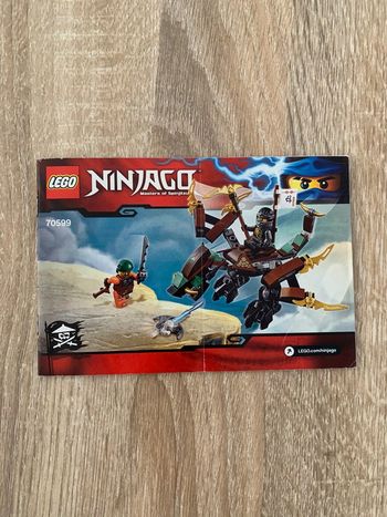 Notice livret Lego Ninjago 70599 Masters of Spinjintzu