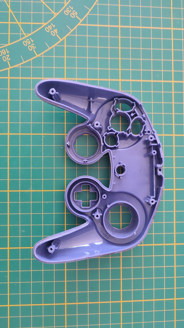 coque supérieur du dessus manette violette nintendo gamecube dol-003 E17 - photo numéro 2