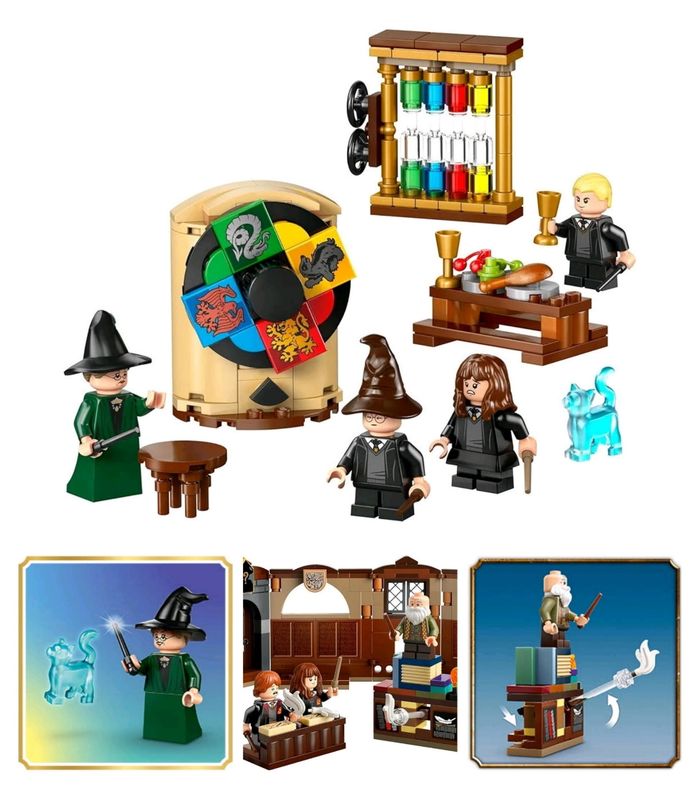 Lego Harry Potter le cours des sortilèges et la cérémonie du choixpeau magique - photo numéro 2