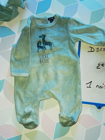 D1297 - pyjama garçon 1 mois