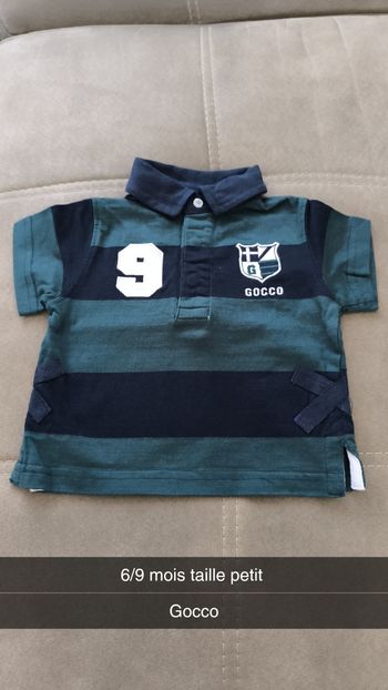 Polo taille 6/9 mois gocco