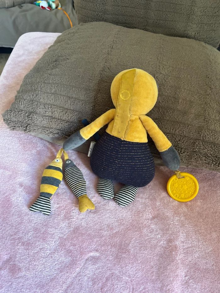 Doudou en peluche les Moustache Moulin Roty - photo numéro 4