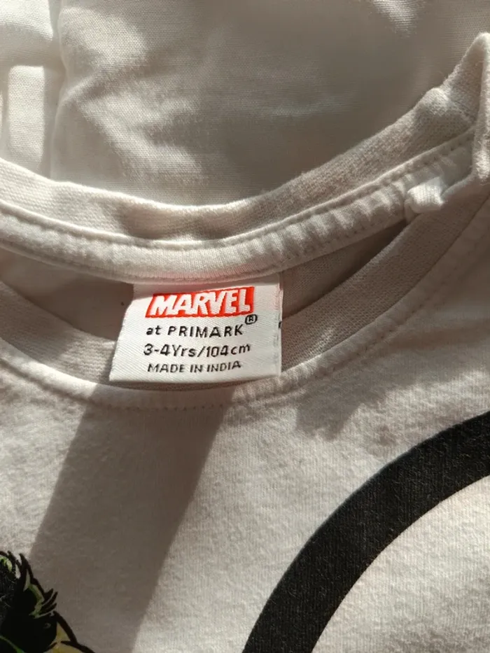 T shirt marvel 3/4 ans tbe - photo numéro 2