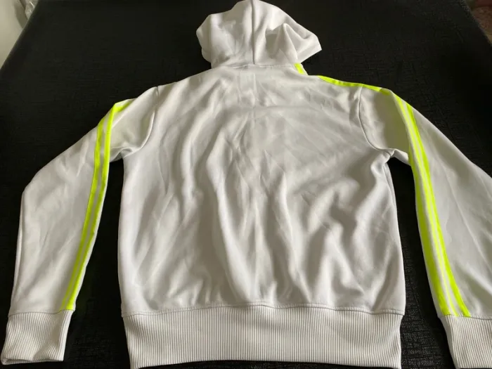 Veste Adidas Originals vintage blanche à capuche Taille M Bon état - photo numéro 2