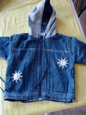 Blouson jean 12 mois fille ou garçon Claude Saint Genet