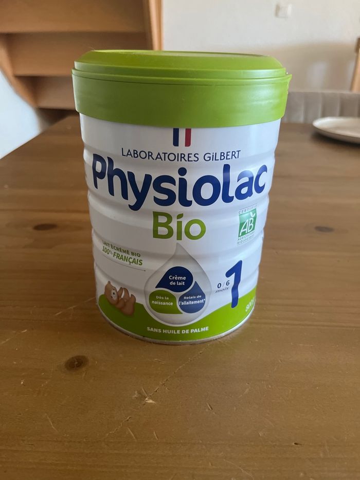 Lait en poudre 1er âge • Physiolac bio • Neuf