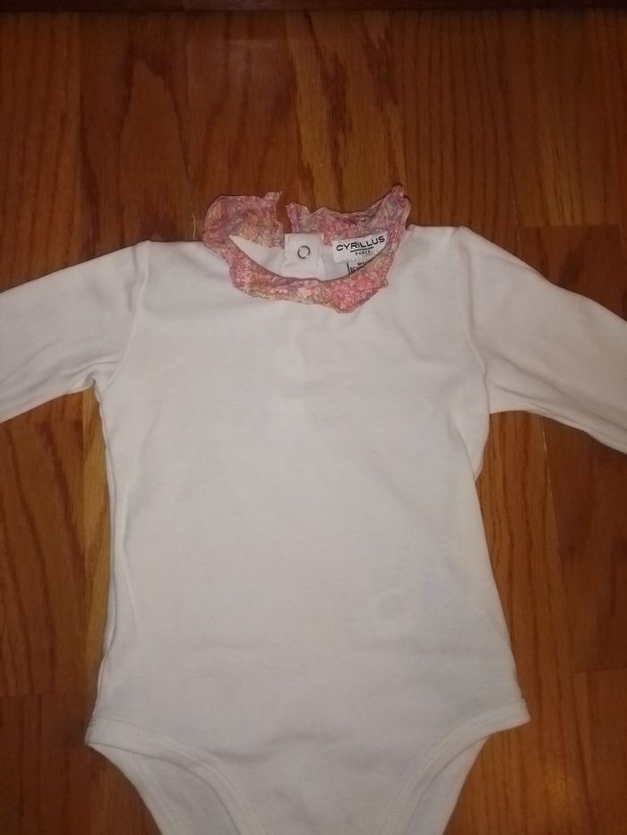 Body col liberty Cyrillus 9 mois - photo numéro 2