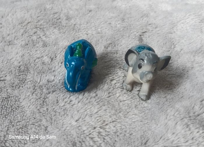 Lot de 2 figurine éléphant - photo numéro 2