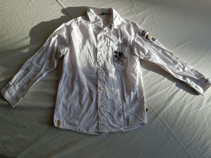 Chemise manches longues Mickey garçon 6 ans