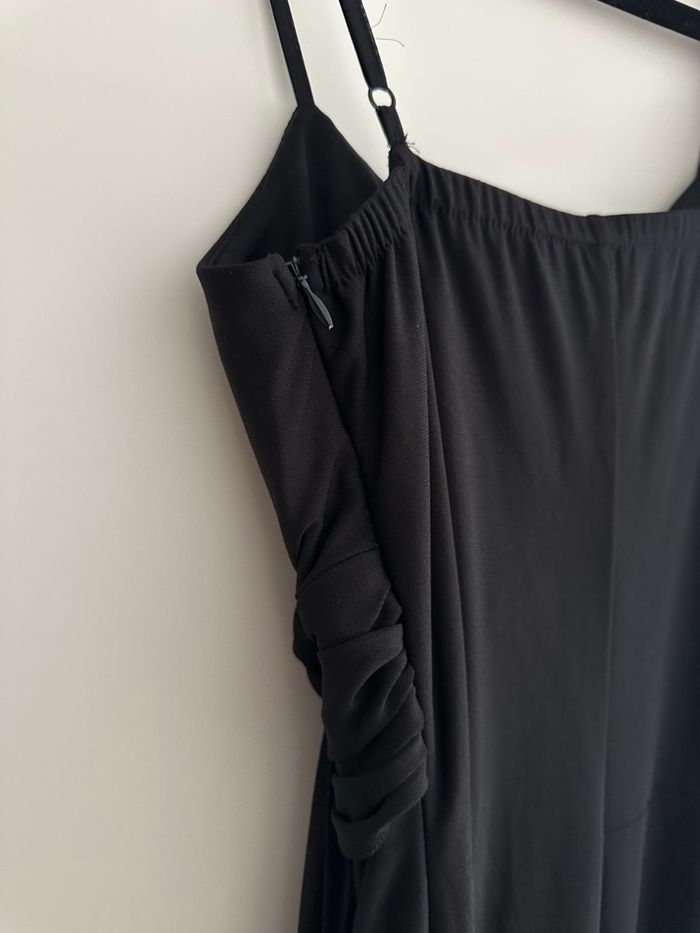 Robe noire longue pour soirée chic Taille S - photo numéro 2