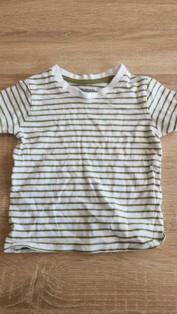 Tee shirt à rayure T.9-12mois