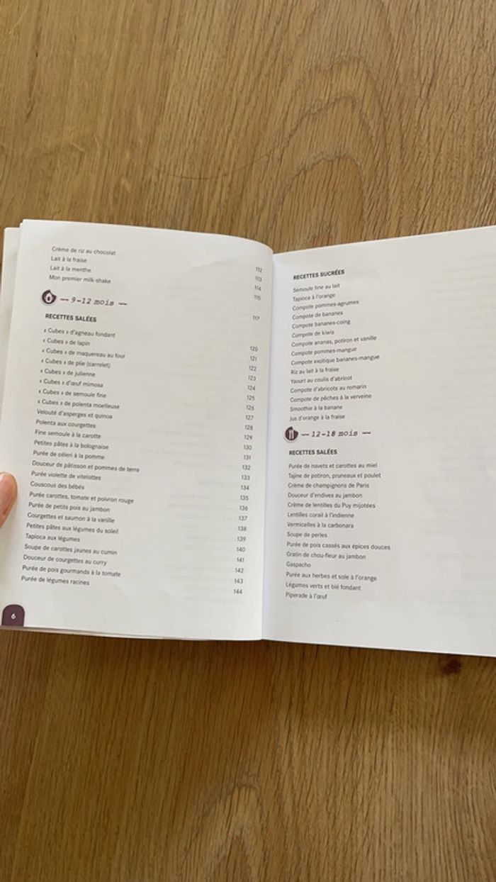 Livre recettes bébé - photo numéro 5