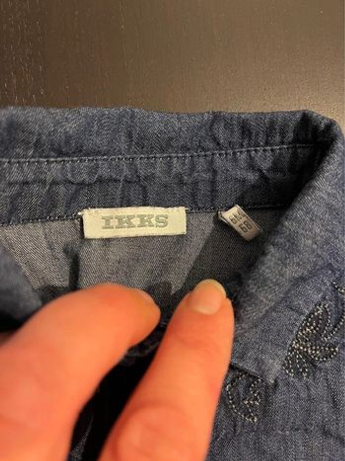 Robe manche longue jeans et tulle IKKS - photo numéro 7