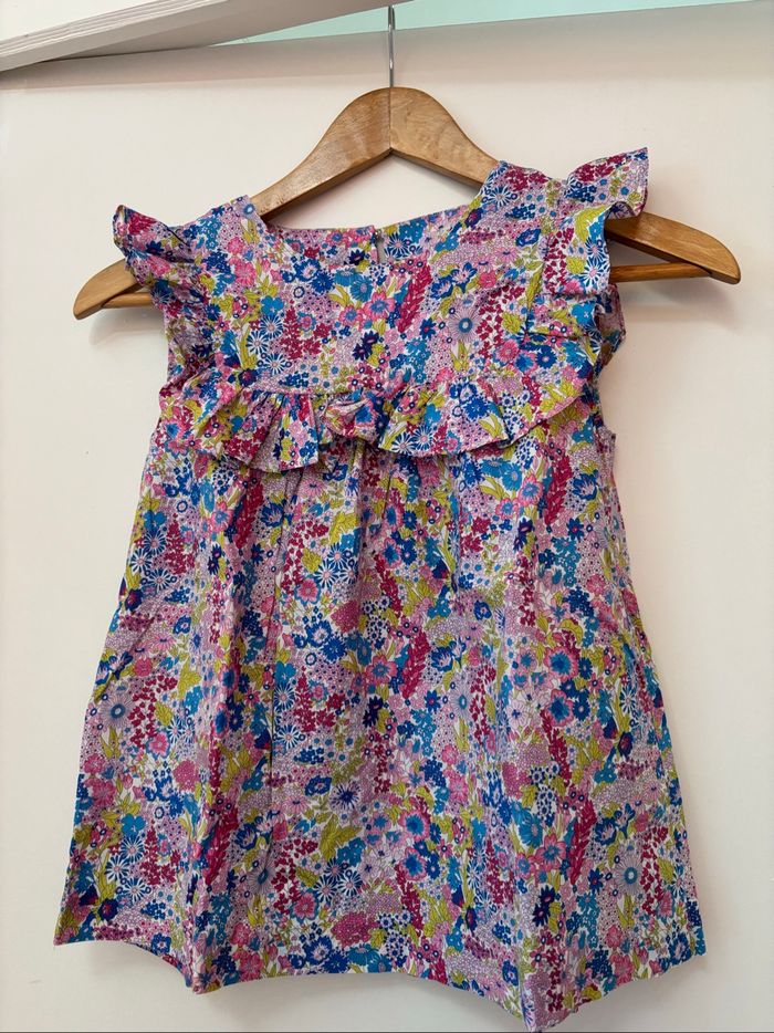 Blouse en Liberty Margaret Annie Jacadi 12 ans, en parfait état
