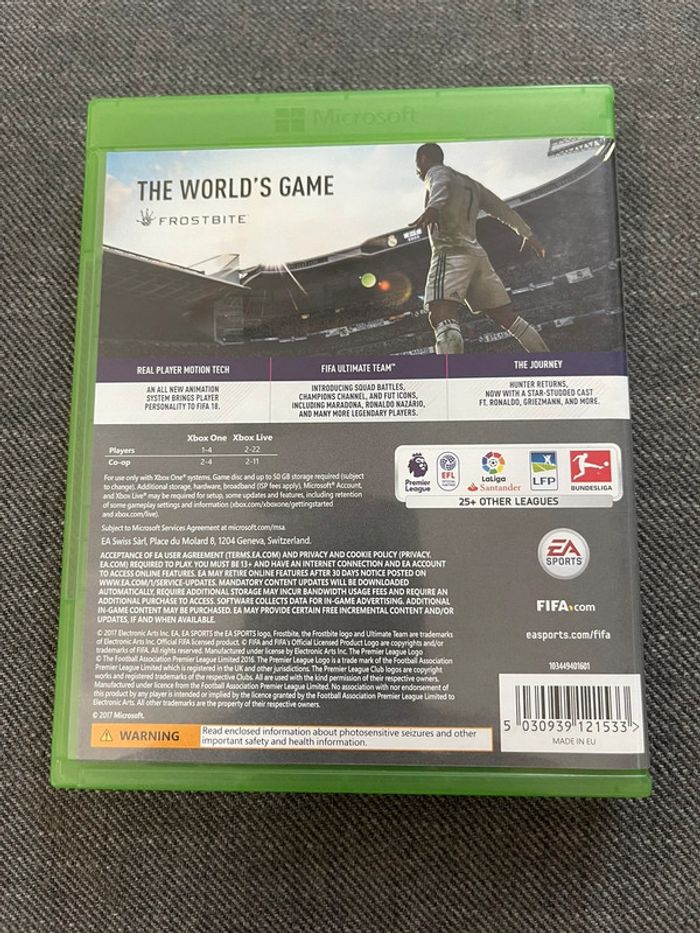 Jeu Fifa 18 - XBox One - photo numéro 2