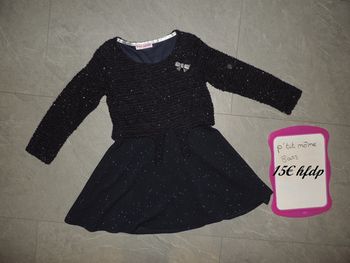 robe bleu marine p'tit môme taille 8 ans