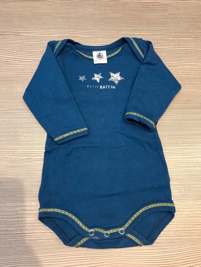 3 bodies ML Petit Bateau 3 mois parfait etat🦊 - photo numéro 9