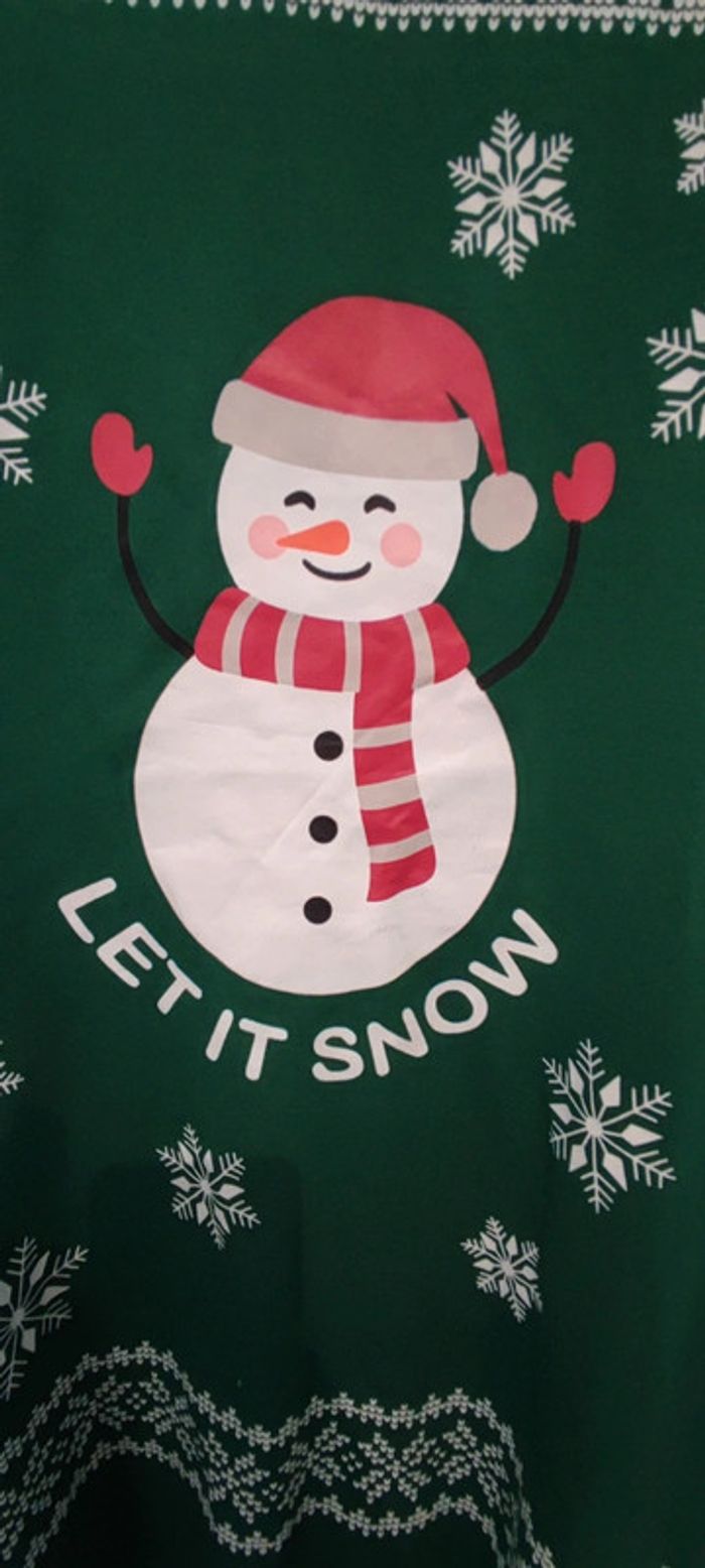 Robe de Noël bonhomme de neige let it snow - photo numéro 2