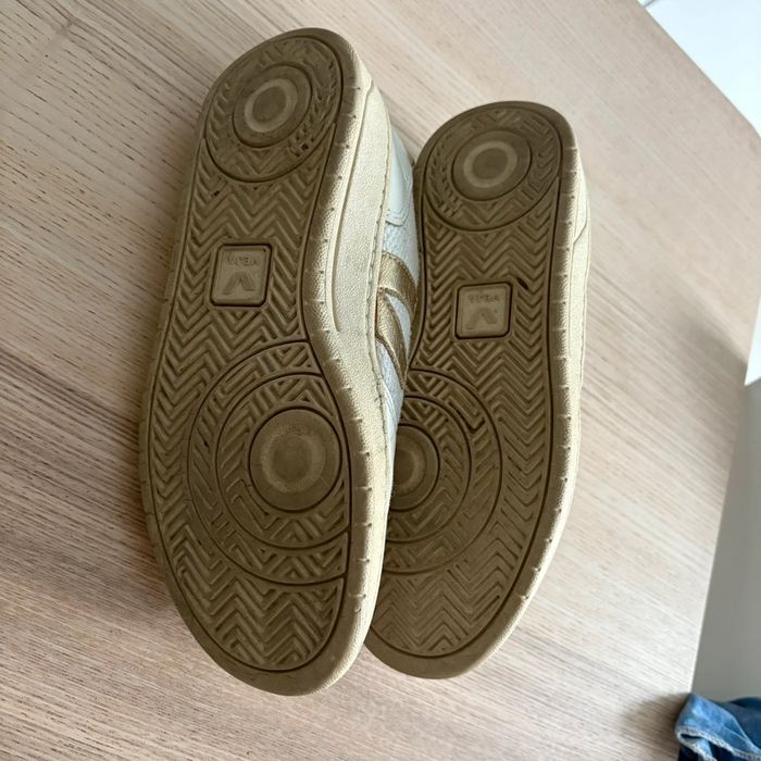 Baskets Veja • doré & blanc • 37 🌿 - photo numéro 4