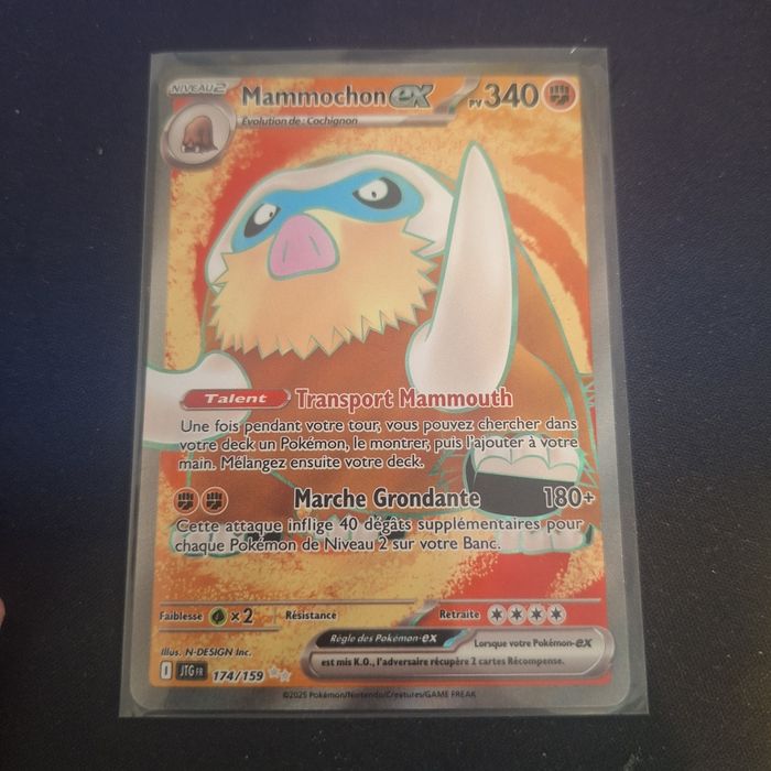 Carte Pokémon MAMMOCHON EX 174/159 FA EV09 Aventures Ensemble - FR NEUF