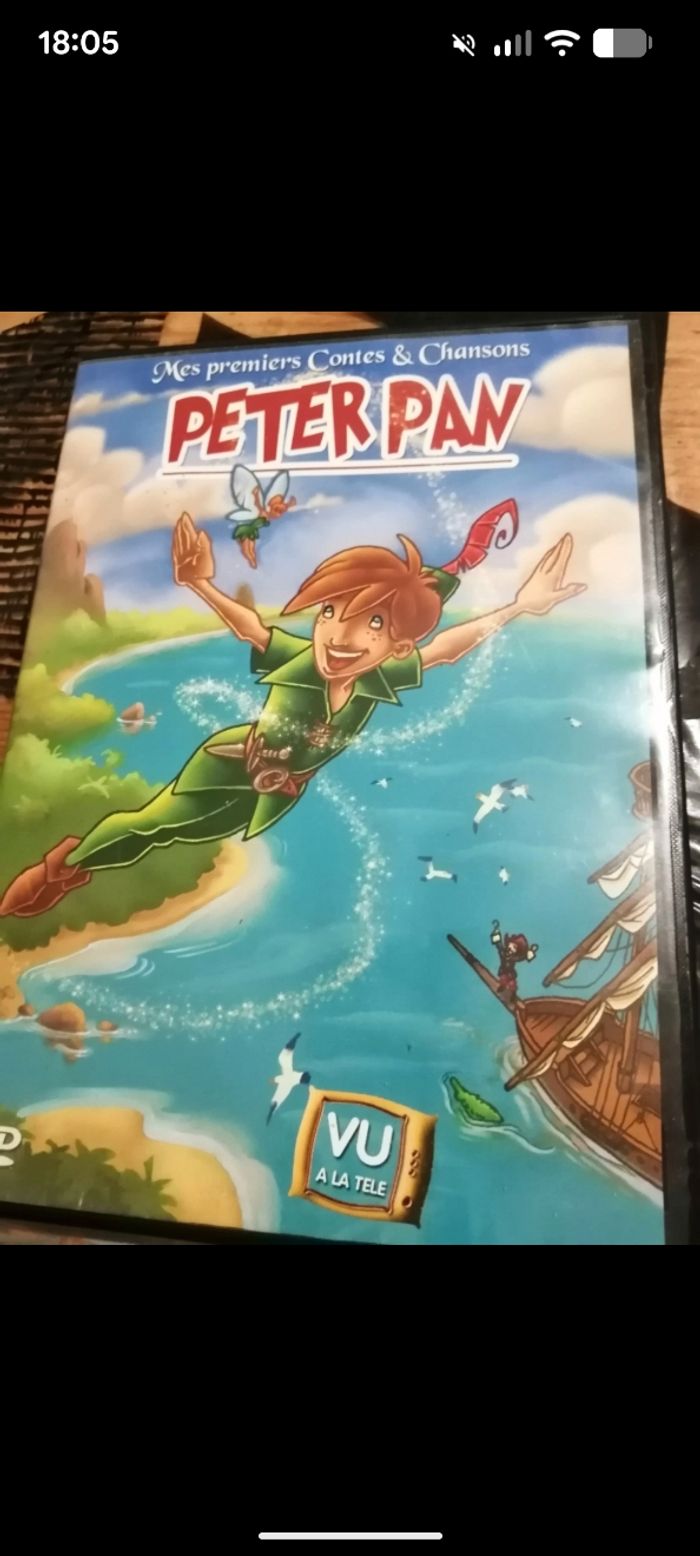 DVD Peter Pan, les premiers contes et chansons.