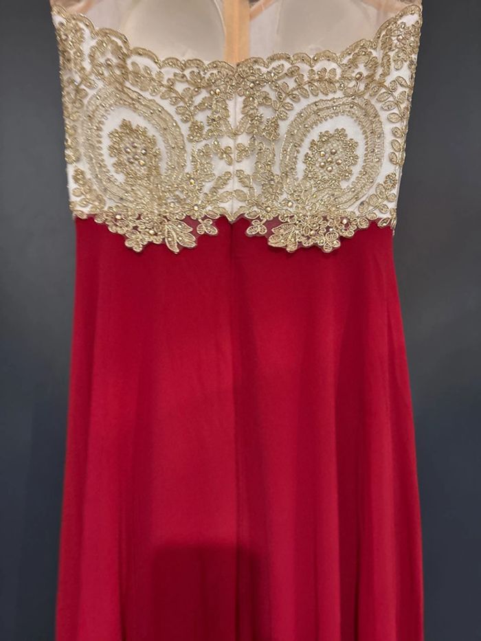 Merveilleuse robe doublée longue S cocktail ou mariage - photo numéro 7