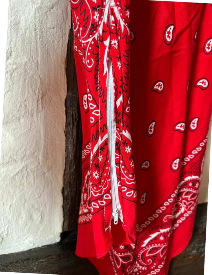 Top rouge bandana - photo numéro 3