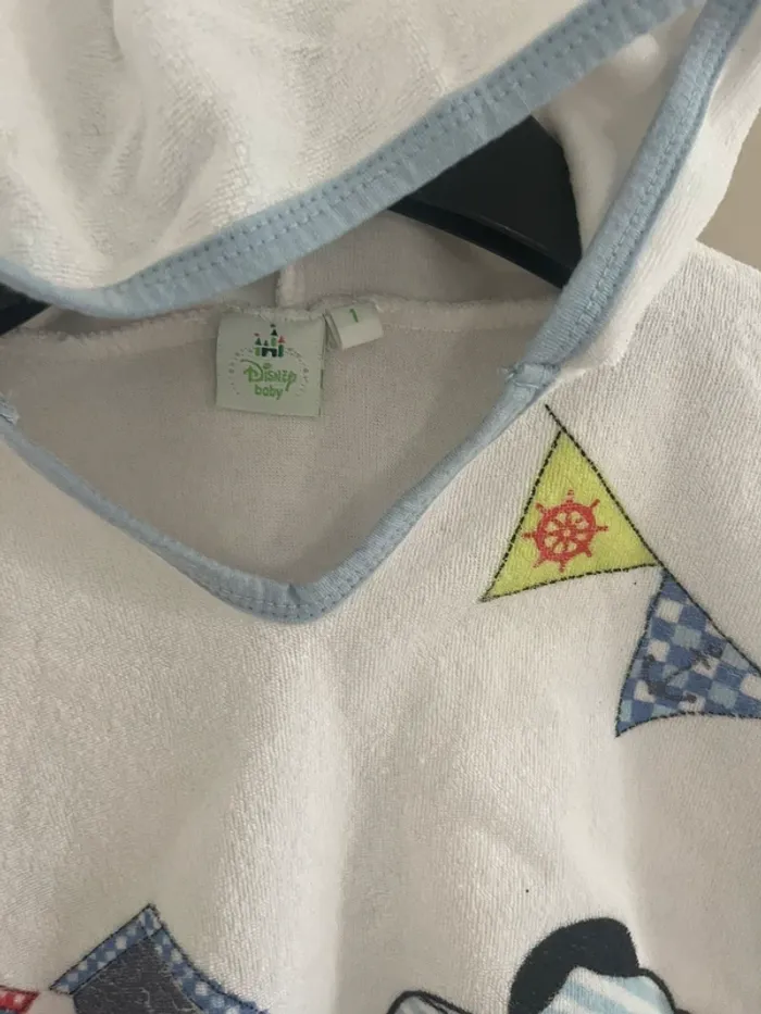 Cape de bain Mickey plage taille 1 (0-6 mois) - photo numéro 3