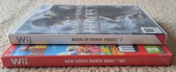 🎮 Lot de 2 boites vides pour jeux Nintendo Wii