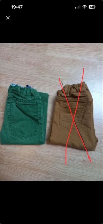 Lot de 2 pantalons