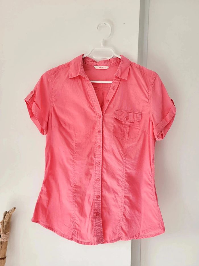 Chemise Femme Manches Courtes Camaïeu – Taille XS
