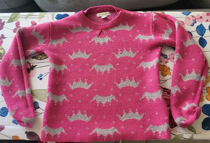 Pull rose fille 3 ans de chez Vertbaudet