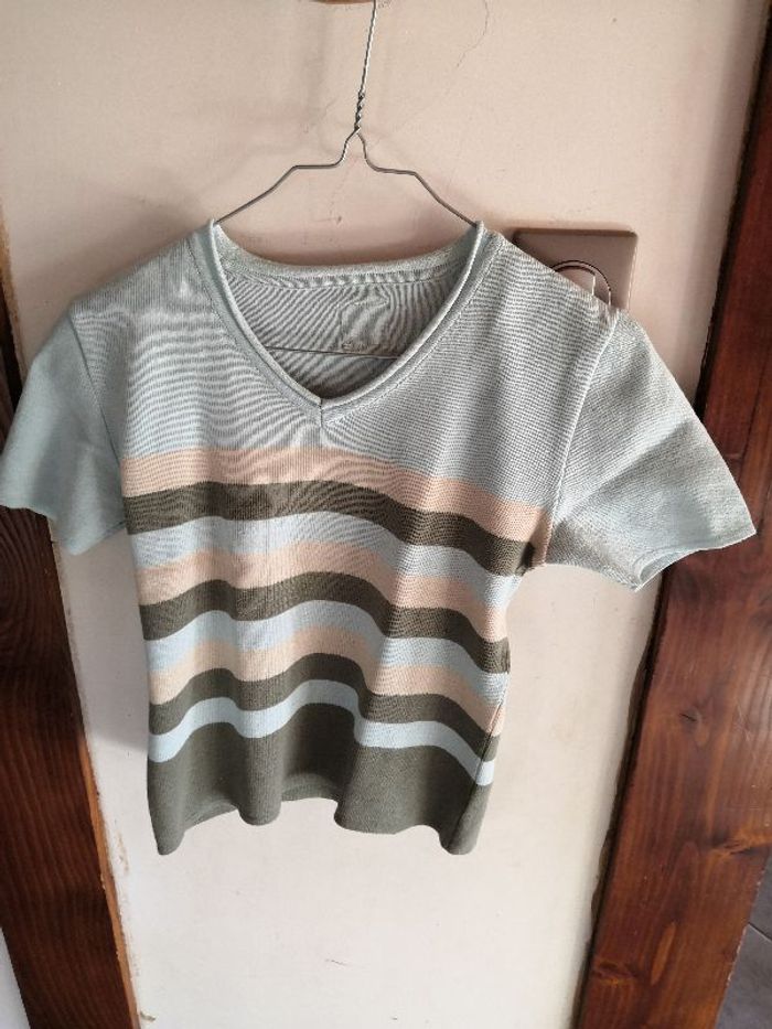tee-shirt côtelé