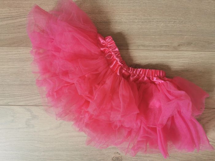 Jupe tulle rose 18/24 mois - photo numéro 2