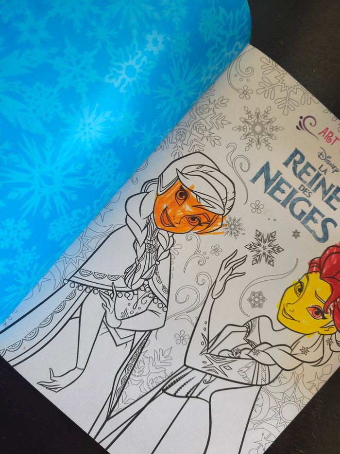 Lot reine des neiges dessin - photo numéro 9