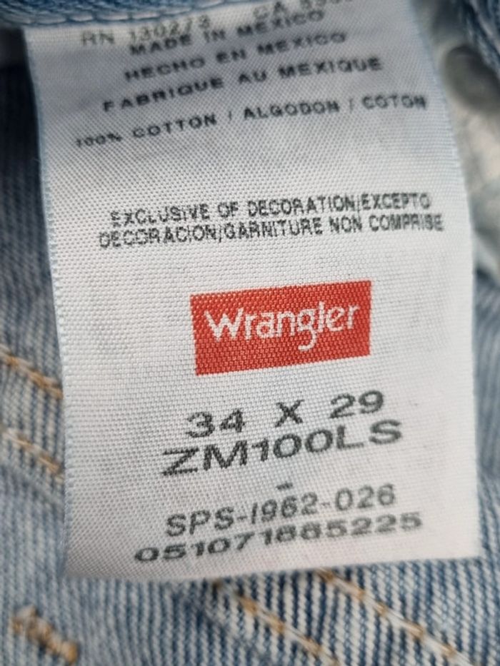 Jeans Wrangler bleu – Taille 34x29 Hommes (mesures en photos) - photo numéro 8