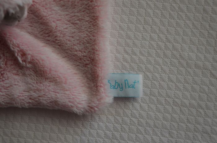 DOUDOU PLAT LAPIN ROSE * BABY NAT' * 1648 - photo numéro 2