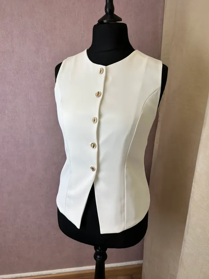 Veste sans manches femme taille S taille 36 blaer femme gilet sans manches - photo numéro 6