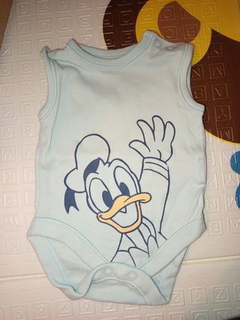 Bodies sans manches Donald Disney taille 1mois