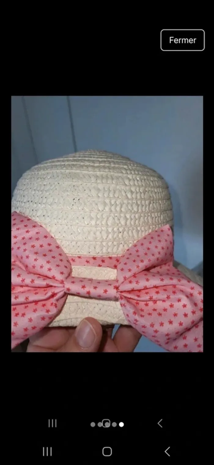 Chapeau gros noeud rose - photo numéro 5