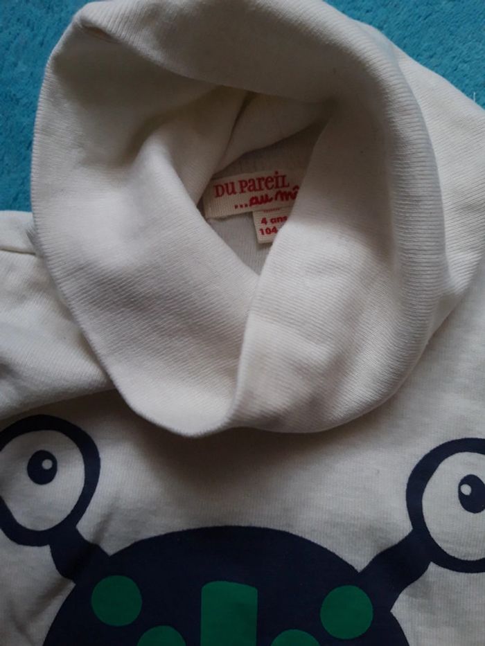 Sous-pull col montant Du pareil au même 4 ans - photo numéro 3