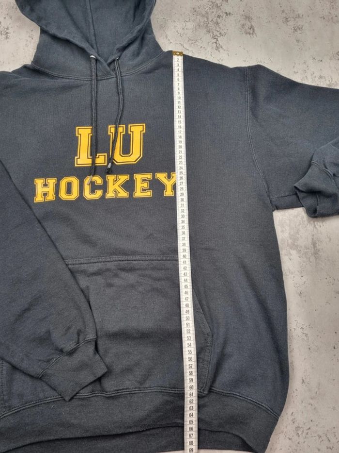 Pull capuche universitaire LU Hockey noir – Taille L Hommes - photo numéro 8