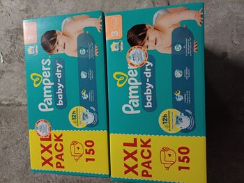 2 grand carton de couche pampers taille 3 a 45€