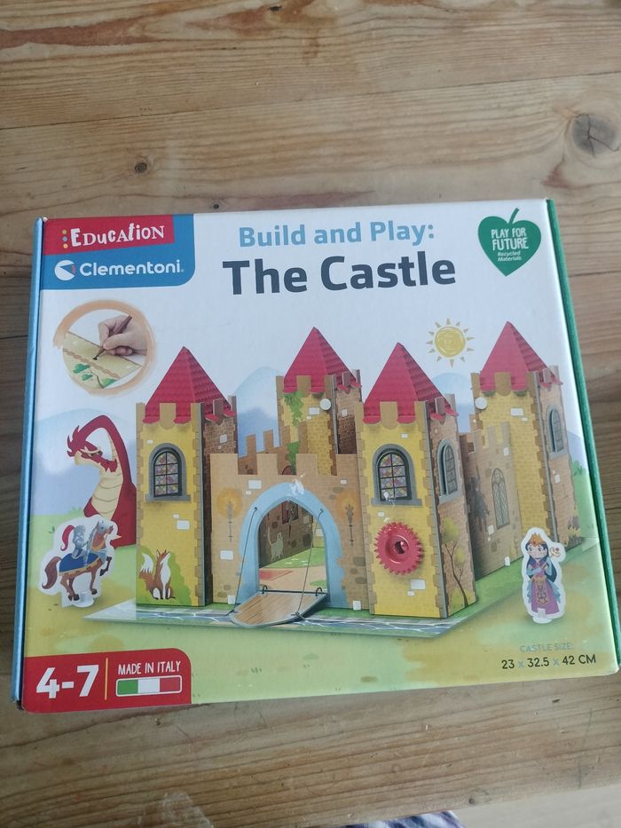 Château à construire Clementoni The Castle neuf