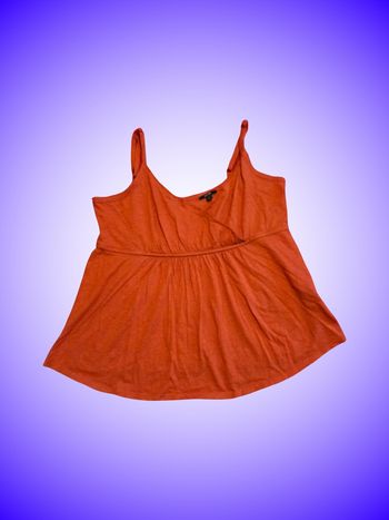 Débardeur Camisole Évasé Kiabi – Couleur Corail/Terre Cuite – Taille 42 XL 44 XXL – Très Bon État
