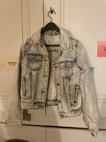 Veste en jean délavé Pimkie