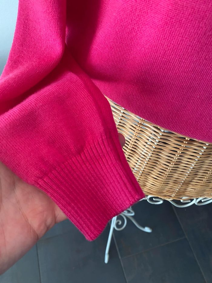 Pull en laine Sweet De Mazo framboise fuchsia taille XS / S - photo numéro 4